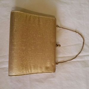 Elegant golden clutch or purse